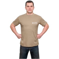 Футболка х/б "Армия России" оливковая 50/2 170-176/100