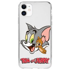 Чехол накладка лицензия Tom & Jerry для iPhone 11, айфон 11 (Том и Джерри 04) Deppa