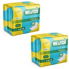 Секреты Лан Набор Прокладки ежедневные на критические дни Me&You (4 капли), 8 шт 2 уп Secrets Lan