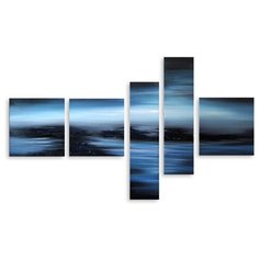 Модульная картина на холсте "Синее море" 170x107 см Modulka.Ru