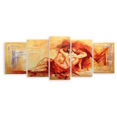 Модульная картина на холсте "Наслаждение" 120x49 см Modulka.Ru