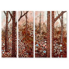 Модульная картина на холсте "Сказочный лес" 170x121 см Modulka.Ru