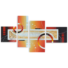 Модульная картина на холсте "Энергия солнца" 170x102 см Modulka.Ru