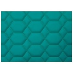 Стеганые обои Экоwall бирюзовые дизайн Мозаика 10-702-509-20