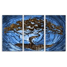 Модульная картина на холсте "Дерево" 150x89 см Modulka.Ru