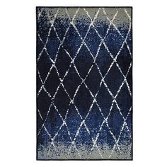 Коврик универсальный LUCKY, 50х80см, тёмно-синий