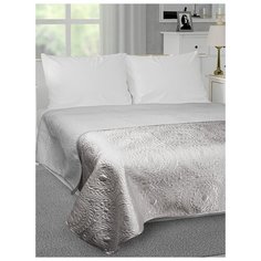 Покрывало DeNASTIA Палермо 240х260, атл/мат, серый, круги