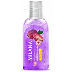 Гигиенический гель для рук "Milanа Роскошный уход" с экстрактом виноградных косточек 50 мл Grass