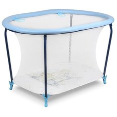 "Манеж детский Globex ""Овал"" NEW, голубой"