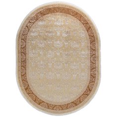 Ковер коллекции «King Of Agra» NO54-CRE-GLD14976(Oval) 199 х 305 см 40519 . Kover.Ru
