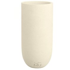 Декоративная ваза Berta MUSKO / Экобетон / Слоновая кость