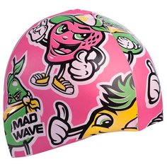 Детская силиконовая шапочка FUN, , Pink MAD Wave