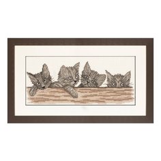 Набор для вышивания Cats Over The Fence LANARTE, 35130