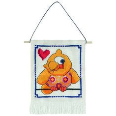 Набор для вышивания Жёлтая сова Permin