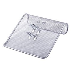 Подставка для календаря большая BRAUBERG "Germanium" металлическая 57х200х200мм серебристая