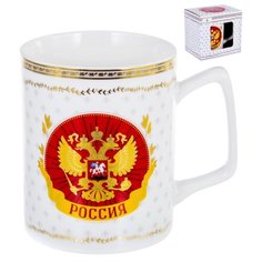 Кружка 350мл ПАТРИОТ ГЕРБ КРАСНЫЙ, 138-09002, Balsford