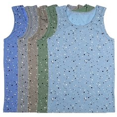 Майка для мальчика 77554, Цвет: Микс, Размер: 6/7, 5шт. в упаковке Donella