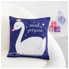 Подушка декоративная Крошка Я "Лебедь", 30*30 см