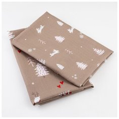 Набор муслиновых пеленок Крошка Я Let it snow, 75*120 см, 2 штуки