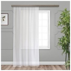 Штора-вуаль Witerra 200*260 см, белый, полиэстер 100%
