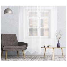 Штора-тюль Miamoza Тюль, 290*260 см, цвет белый