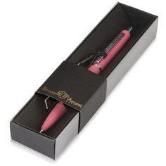 Ручка в футляре "SAN REMO" АВТОМАТИЧЕСКАЯ 1,0 ММ, СИНЯЯ (коралловый корпус, черная коробка) Bruno Visconti