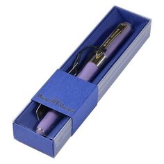 Ручка в футляре "MONACO" шариковая 0.5 ММ, СИНЯЯ (лавандовый корпус, синяя коробка) Bruno Visconti