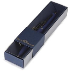 Ручка в футляре "SAN REMO" АВТОМАТИЧЕСКАЯ 1,0 ММ, СИНЯЯ (синий корпус, синяя коробка) Bruno Visconti