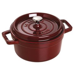 Кокот Staub круглый, 26 см, 5,2 л, гранатовый 1102687