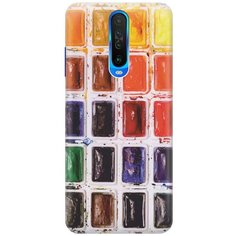 Cиликоновый чехол на Xiaomi Redmi K30 / Сяоми Редми К30 с принтом "Палитра красок" Gosso