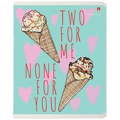 Тетради 48 листов "МОРОЖЕНОЕ" 5 ВИДОВ. Набор 5 шт. Цена за 5 штук. Альт