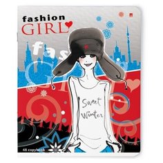 Тетради 48 листов "ФЭШН NEW" Набор 5 шт. Цена за 5 штук. Альт