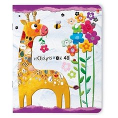 Тетради 48 листов "ПРАЗДНИЧНАЯ КАРУСЕЛЬ". Набор 5 шт. Цена за 5 штук. Альт