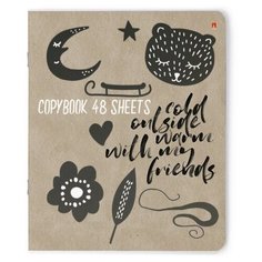 Тетради 48 листов "ЗИМНЯЯ СКАЗКА". Набор 5 шт. Цена за 5 штук. 7-48-719 Альт