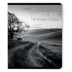 Тетради 48 листов "ПРИРОДА МОНОХРОМ" Набор 5 шт. Цена за 5 штук. Альт