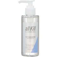 Holika Holika гидрофильное масло-пенка очищающее увлажняющее All Kill, 155 мл