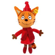 Мягкая игрушка Мульти-Пульти Три кота Карамелька в зимней одежде 16 см