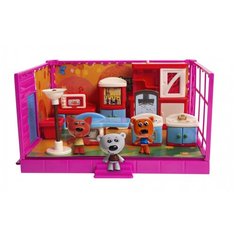 Игровой набор Gulliver Ми-ми-мишки Кеша, Тучка и Лисичка, Кухня BBPS037BBF
