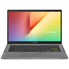 Ноутбук ASUS VivoBook S14 M433 (/14"/1920x1080/8GB) (/14"/1920x1080/8GB)IA-EB885T (AMD Ryzen 5 4500U 2300MHz/14"/1920x1080/8GB/256GB SSD/AMD Radeon Graphics/Windows 10 Home) 90NB0QR4-M14460, черный