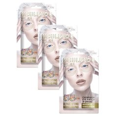 Estelare Массажные патчи-катаплазма для области под глазами "Моделирование и Ультралифтинг" 55+, 4 шт., 3 уп.