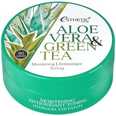 Esthetic House Патчи для кожи вокруг глаз Aloe Vera & Green Tea Hydrogel Eye Patch, 60 шт.
