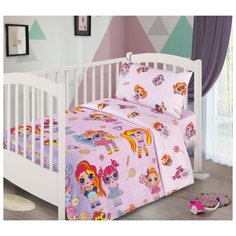 Комплект постельного белья детский Миланика, Лолита ясли, поплин, 100 % хлопок Milanika