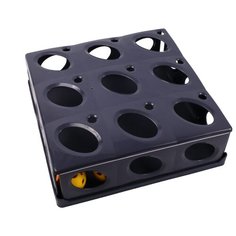 Игрушка Lilli Pet cat fun Quarter для кошек, 25x25х9 см, черничная
