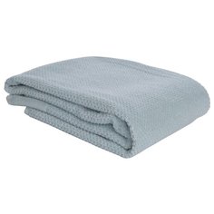 Полотенце банное фактурное голубого цвета из коллекции Essential Tkano