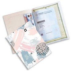 Счастье внутри/Папка для документов / Органайзер/ Геометрия на 2 комплекта