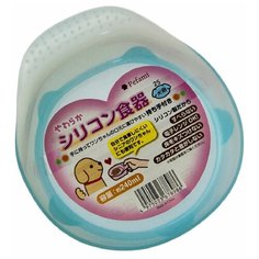 Силиконовая миска для кошек Japan Premium Pet. Размер 2S. Светло-синяя
