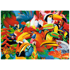 Пазл Trefl Цветные птицы, 500 эл. 37328