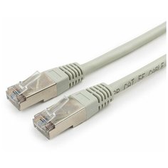 Патч-корд FTP Cablexpert PP6-0.5m кат.6, 0.5м, литой, многожильный (серый)