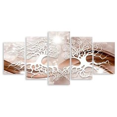 Модульная картина на холсте "Любовь до корней" 120x60 см Modulka.Ru