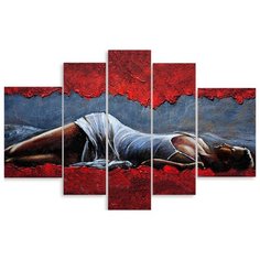 Модульная картина на холсте "Спящая красавица" 170x119 см Modulka.Ru